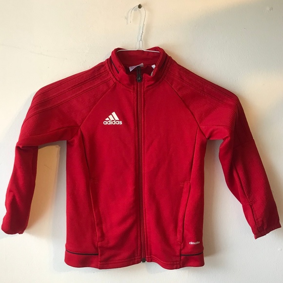 adidas Other - Adidas Youth Red Track Jacket Climalite